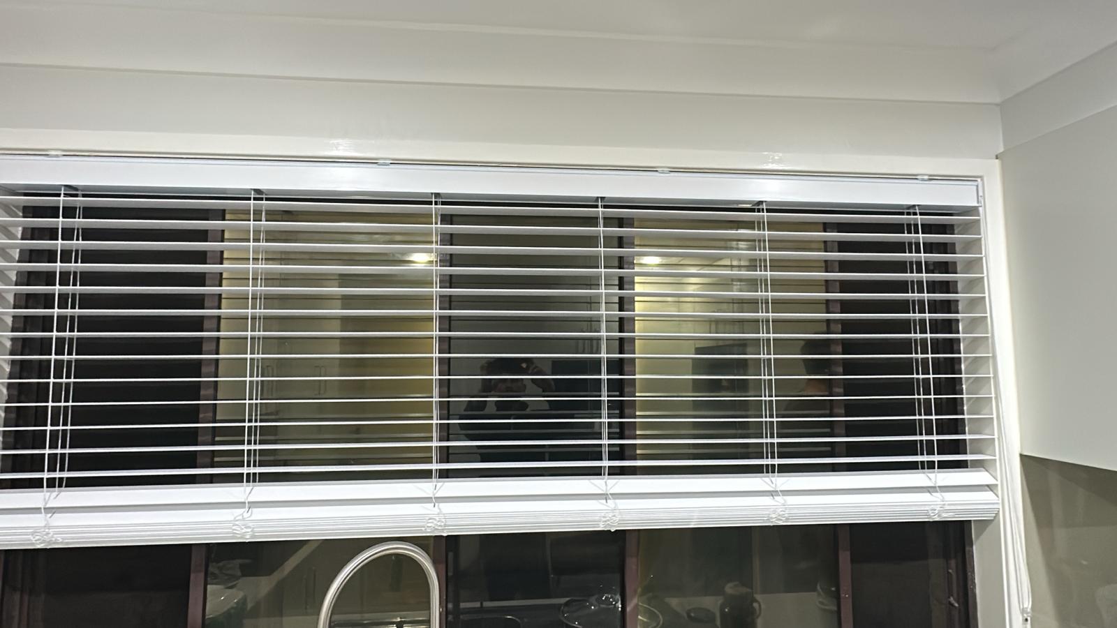Premium custom venetian blinds installed perfectly in a modern Sydney home